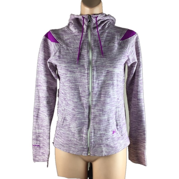 Under Armour Tops - Under Armour Zip Front Hoodie Size Small